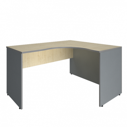 Стол криволинейный правый Рива А.СА-3 Пр Клен/Металлик / Riva_0