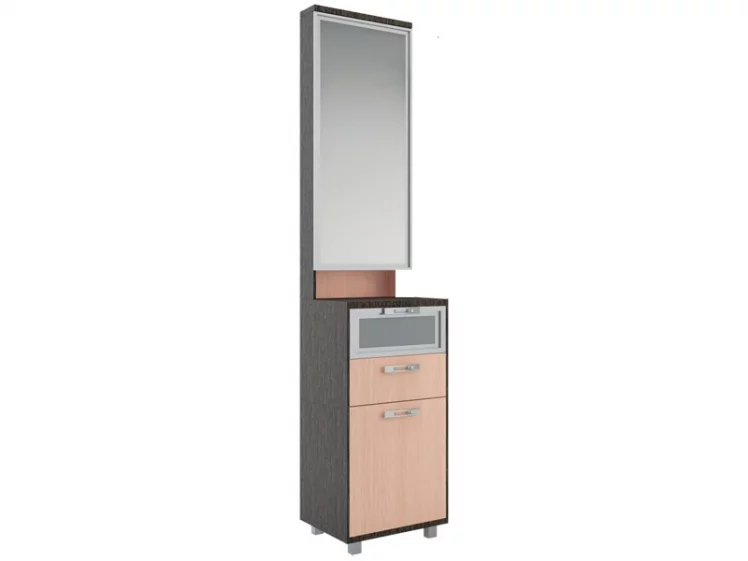 Тумба с зеркалом ВЕСТ Модуль 3 Венге/Дуб млечный / WEST_0