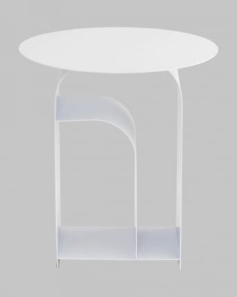 Журнальный столик Арвел металл белый / Arwel_2