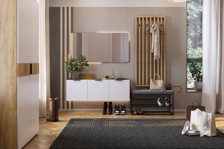 Вешалка Бери МПР-022 Дуб крафт золотой / MPR-022_3