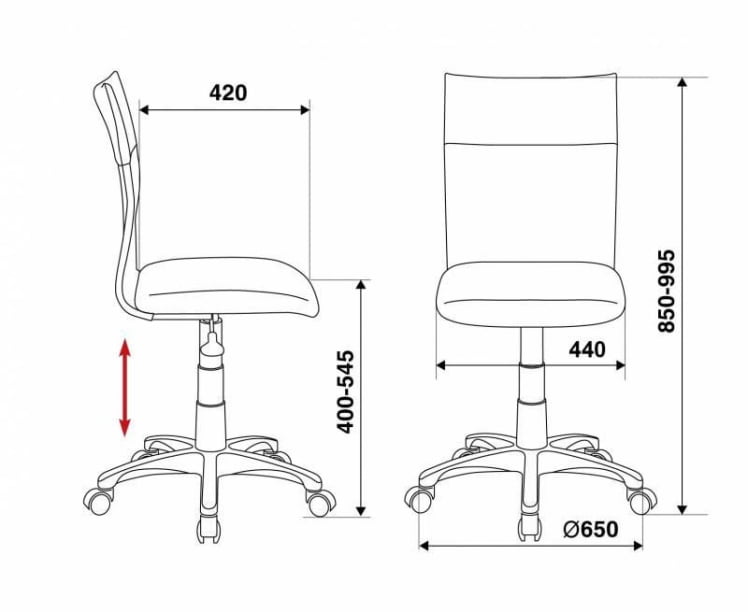 Кресло Бюрократ CХ-1399 ГРЕЙ Серое / CH-1399 GREY_4