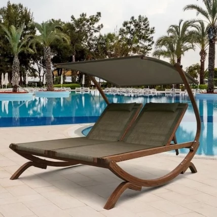 Шезлонг-лежак Мальта АФМ-510 Оливе / AFM-510 Olive_1