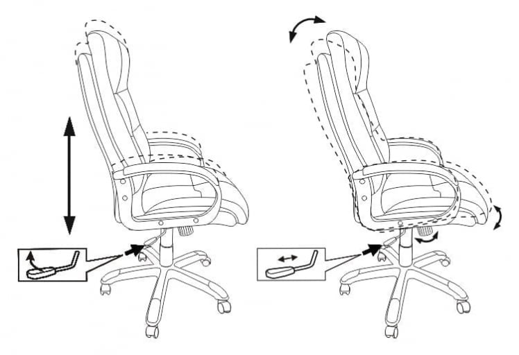 Кресло руководителя Бюрократ CХ-824Б/МФ111-2 / CH-824B/MF111-2_5