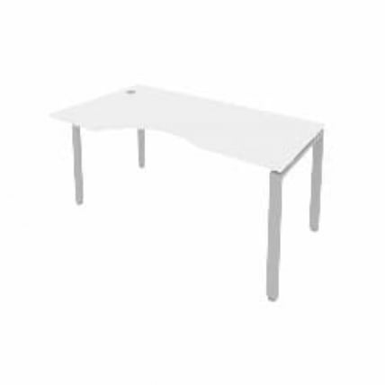 Стол письменный МЕТАЛ СЙСТЕМ Б.СА-1 Л Белый/Серый / METAL SYSTEM_0