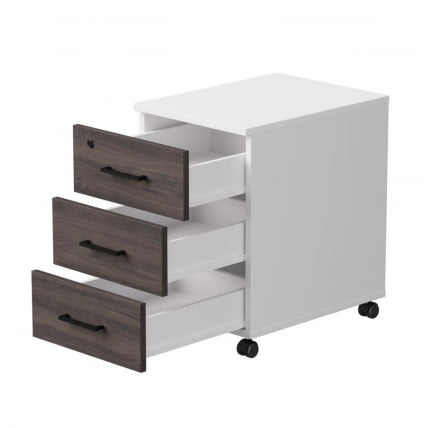 Тумба мобильная Еверпроф ЕВО 254Т001 Дуб Пасадена Белый / Everprof EVO_1