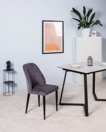 Стул Ален Грей/Натуральный Дуб / Alen_4