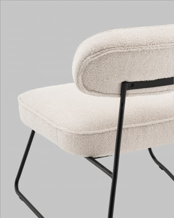 Кресло Кате нев ткань букле бежевый / Kate new_6