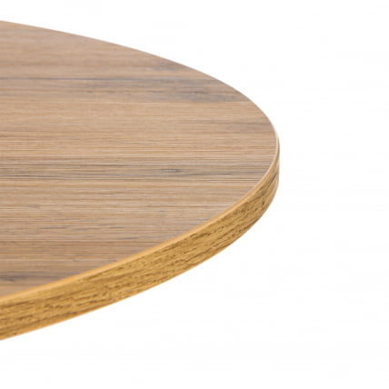 Стол УРАНУС ЛДСП/металл, 90кс90кс77 см, Дуб вотан/Черный / URANUS 90x90x77_2