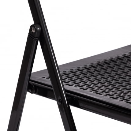 Стул складной ФОЛДЕР (мод. 3016) каркас: металл, сиденье/спинка: пластик, 48,5 х 48 х 82,5 см, блаcк (черный) / FOLDER (mod. black_7