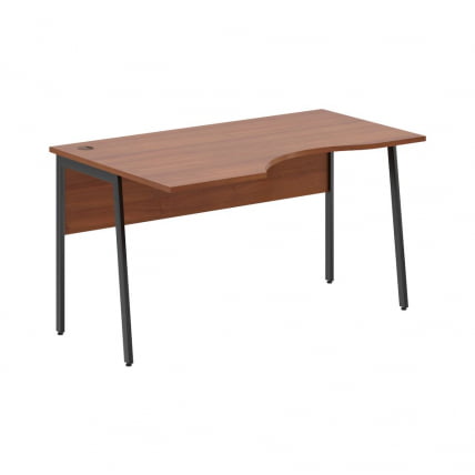 Стол эргономичный левый ИМАГО Плус СА-2П(Л) Орех французский Антрацит / IMAGO Plus СА-2P(Л)_0