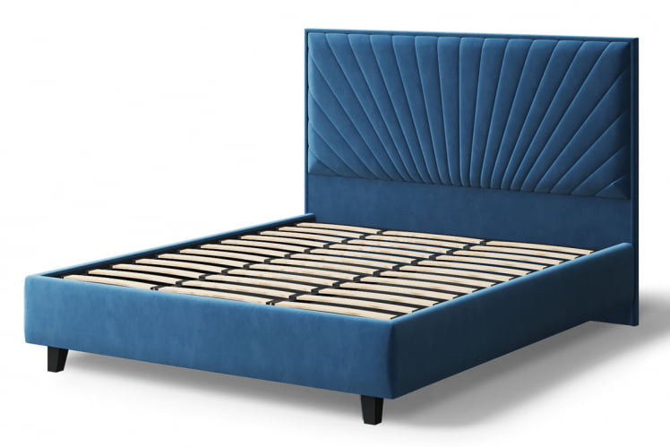 Кровать Леона, 2000кс1600мм, синий / 2000x1600мм,_2