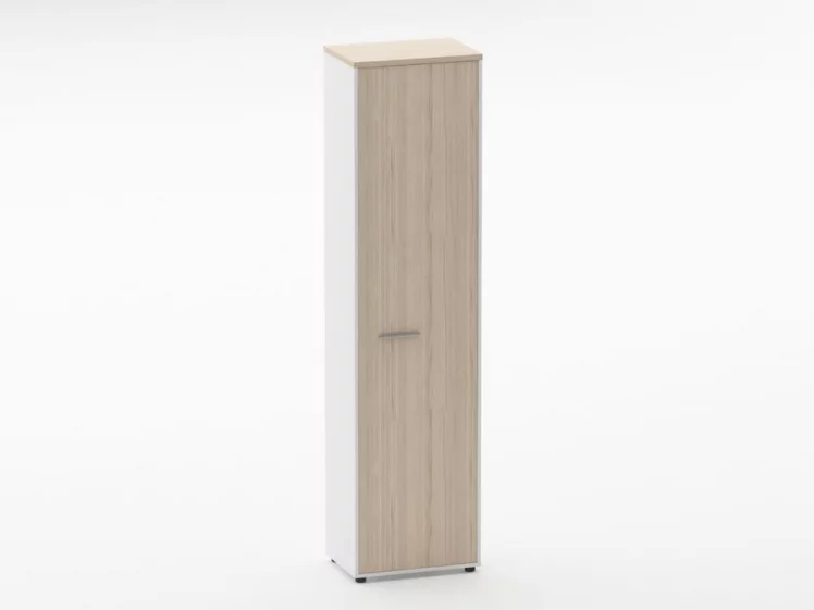 Шкаф для одежды 5 узкий Дека 10.23.302Пр Туя/Белый / Deka_0