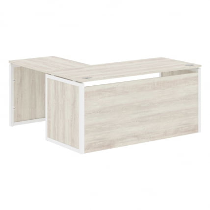 Стол письменный угловой правый КСТЕН-КП КСКПCТ 1615Х Р Сосна Эдмонт Белый / XTEN-QP XQPCT 1615H R_0