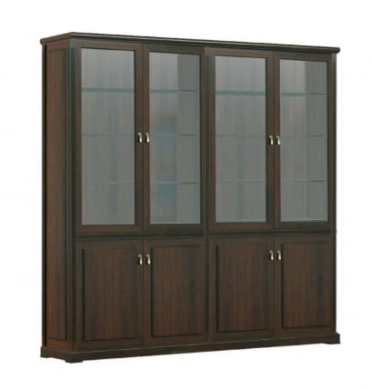 Шкаф для бумаг 4 створки МИНИСТРЙ Композиция 9 Южный орех / MINISTRY_0