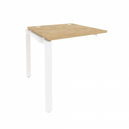 Наборный элемент рабочей станции на П-образном м/к ОНИКС О.МП-1.НРС-0.8 Тиквуд Светлый/Белый / ONIX O.MP-1.NRS-0.8_0