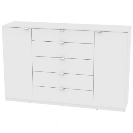 Комод Калисто(К34)1147х1802х468ручкаторцеваяТР-2(Белый) / Калисто(K34)1147х1802х468ручкаторцеваяTR-2(Белый)_0