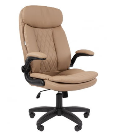 Кресло офисное CХАИРМАН 533 экокожа Бежевый / CHAIRMAN_0