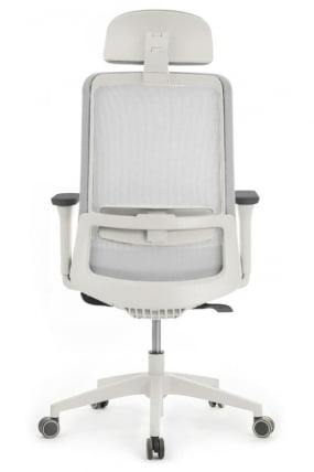 Кресло Ворк W-218C ВХИТЕ Светло-серый / Work WHITE_3