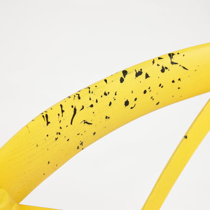 Стул CРОСС (мод.CБ2001) дерево береза, 49.5*53.5*87, античный желтый / CROSS (mod.CB2001)_5