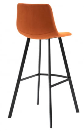 Барный стул Еверпроф Сигнал Ткань Оранжевый / Everprof Signal_3