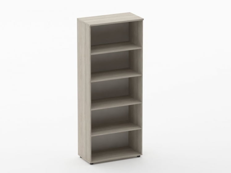 Шкаф высокий открытый Глассй 6.19.101 Дуб сантана светлый / Glassy_0