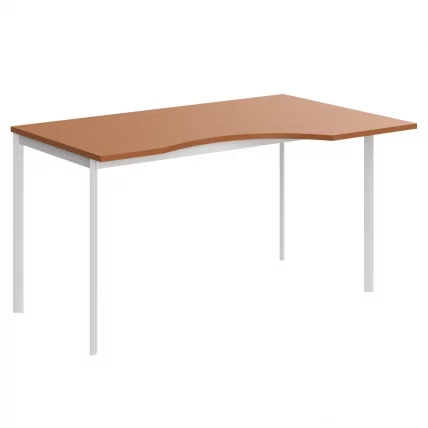 Стол эргономичный ИМАГО-С CА-2С(Л/Р) груша ароза белый полуматовый / IMAGO-S CA-2S(L/R)_0