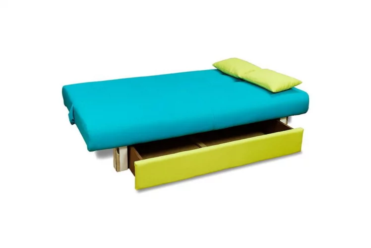 Диван МАНГО 4 (2 категория) Бирюзовый/Салат / MANGO_3