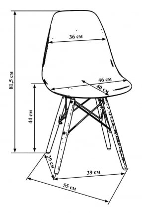 Стул обеденный ДОБРИН ДСВ Красный Р-02 / DOBRIN DSW R-02_7