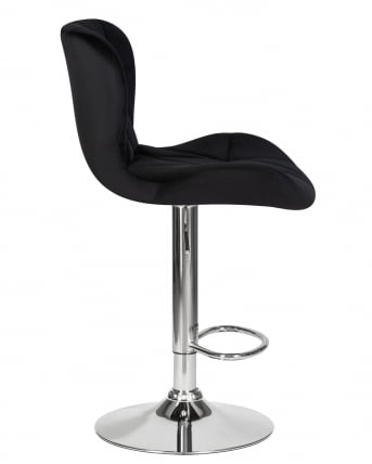 Стул барный ДОБРИН БАРНИ Черный велюр МДЖ9-101 / DOBRIN BARNY MJ9-101_2