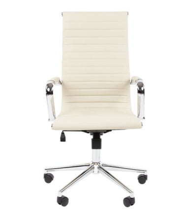 Кресло для руководителя CХАИРМАН 755 экокожа Бежевый / CHAIRMAN_1