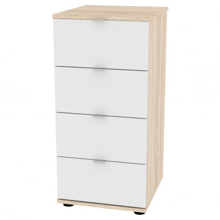 Комод Алиса(К3)856х401х459сторцевойручкой(ДСС-Белый) / Алиса(K3)856х401х459сторцевойручкой(ДСС-Белый)_0