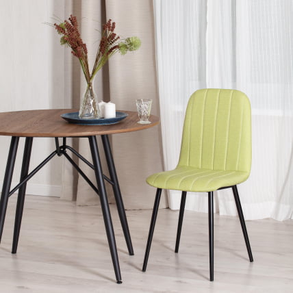 Стул АРC АРC ткань/металл, 46 х 52 х 88 см, фисташковый 64/черный / ARC ARC_8