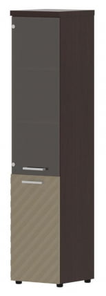 Шкаф колонка комбинированная с топом (левый) Торр ЛУКС ТЛХC 42.2 Л Венге Магия Капучино / Torr LUX TLHC L_0