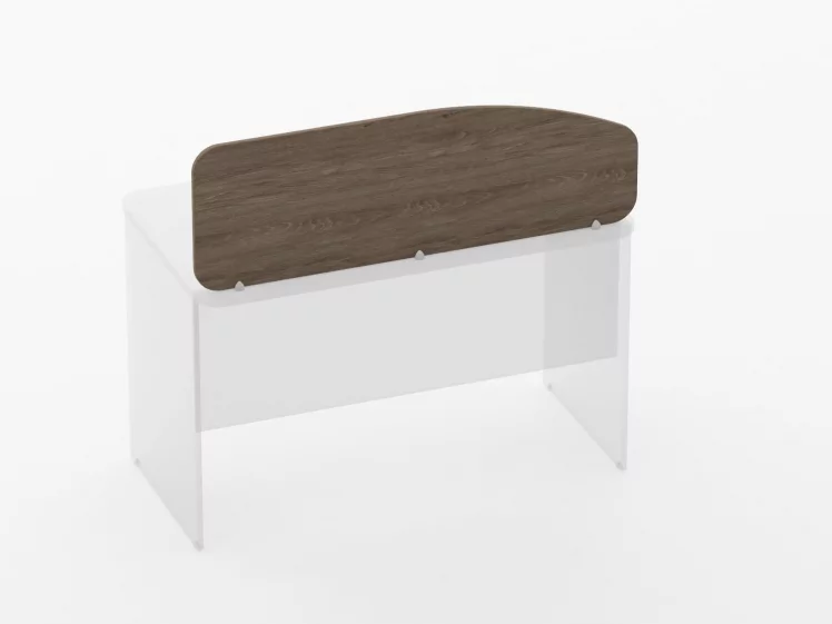 Экран разделительный Глассй 5.12.12 Дуб Верцаска / Glassy_1