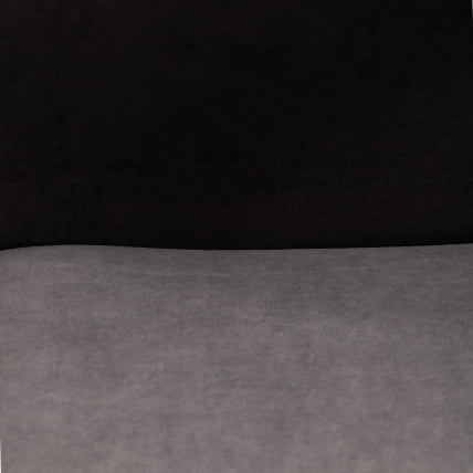 Кресло ФЛЙ флок , серый/черный, 29/35 / FLY_7