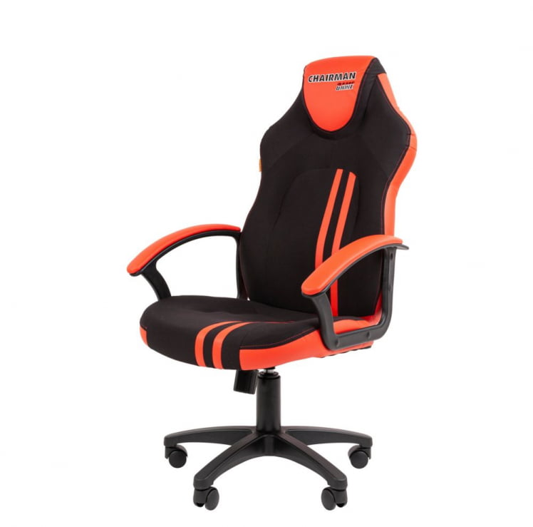 Кресло геймерское CХАИРМАН ДРАЙВ (ГАМЕ) 26 Новое (НЕВ) Черный-красный / CHAIRMAN (GAME) (NEW)_1