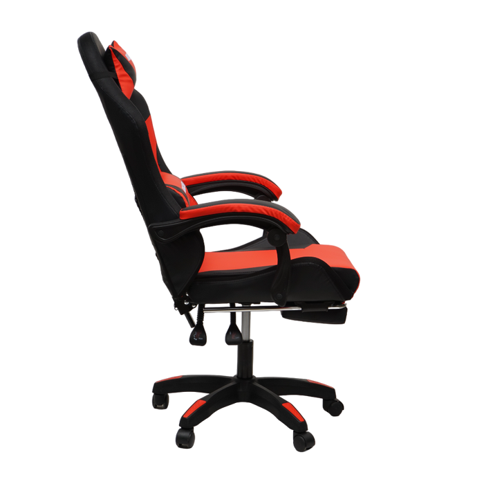 Кресло 1209 КИНГКУЕЕН, цвет черный/красный с подсветкой, 1209-блаcк-ред-масс-лед / KINGQUEEN, 1209-black-red-mass-led_2