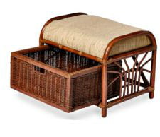 Пуф с 1 выдвижным ящиком 12/20 молочный шоколад_1