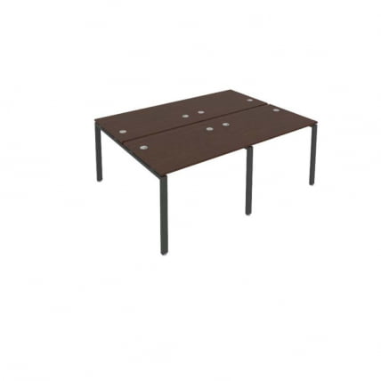 Рабочая станция на 4 раб.места Метал Сйстем БП.СМ-4.1 Венге/Антрацит / Metal System_0