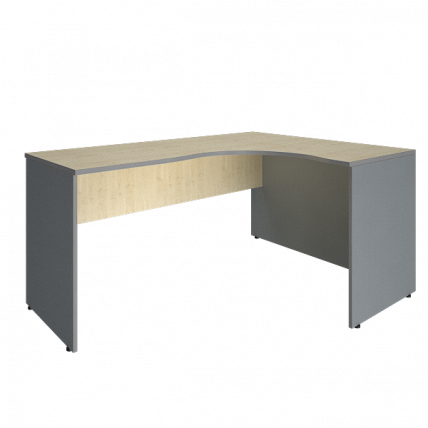 Стол криволинейный правый Рива А.СА-4 Пр Клен/Металлик / Riva_0