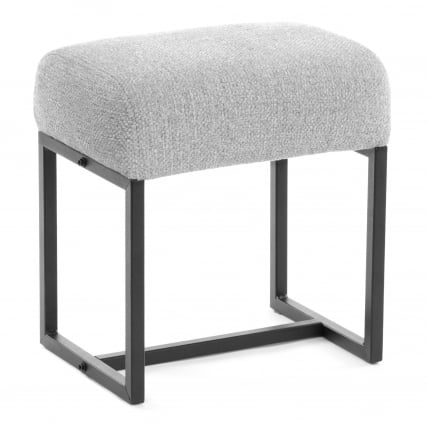 Пуф Чарли Лукс/Чарли Люкс П велюр/букле, ВТ шапе силвер / Charli Lux/Чарли VT shape silver_0