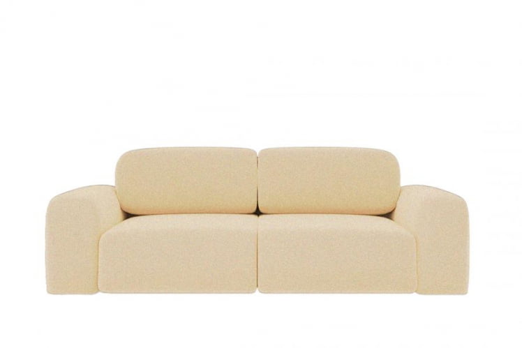 Диван прямой Сунне (Берхоусе) Цвет фасада: Кемел рогожка; Тип: Прямой; Материал фасада: Микророгожка / (Berhouse)_0