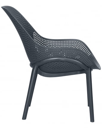 Кресло ДОБРИН ЛОНЗО (антрацит (ГР-12) с УФ-защитой) 4 шт / DOBRIN LONZO (GR-12)_3