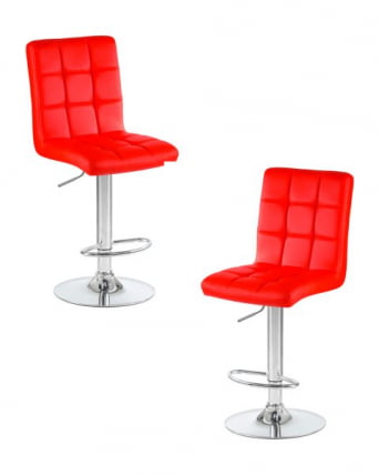 Стул барный ДОБРИН КРУГЕР (красный) 2 шт / DOBRIN KRUGER_0