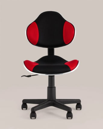 Стул офисный КЗЙ Черно-красный / QZY_2