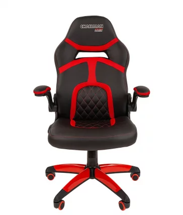 Кресло геймерское CХАИРМАН ГАМЕ 18 Черный Красный / CHAIRMAN GAME_1