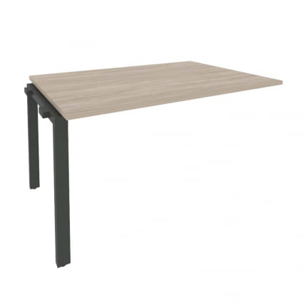 Проходной наборный элемент переговорного стола ОНИКС О.МП-НПРГ-3 Дуб Аттик/Антрацит / ONIX O.MP-NPRG-3_0
