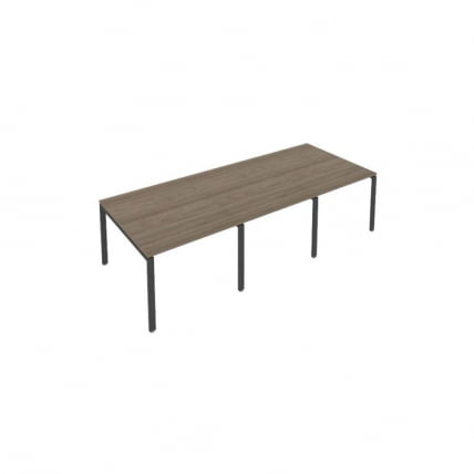 Переговорный стол (3 столешницы) Метал Сйстем Б.ПРГ-3.1 Вяз/Антрацит / Metal System_0