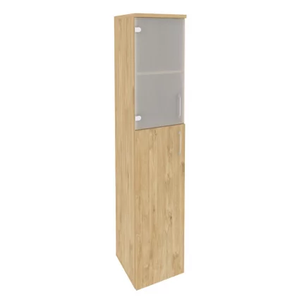 Шкаф высокий узкий левый ОНИКС О.СУ-1.7(Л) Тиквуд Светлый / ONIX O.SU-1.7(L)_0