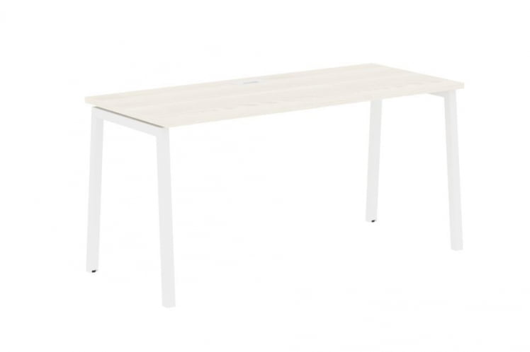 Стол письменный ЕДИС ЕЛСТ 1567 Ясень Траун Белый / EDIS ELST_0